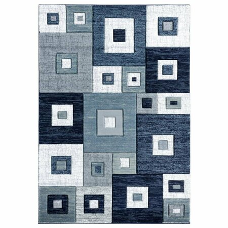 UNITED WEAVERS OF AMERICA 1 ft. 10 in. x 2 ft. 8 in. Bristol Cicero Navy Rectangle Accent Rug 2050 10264 24